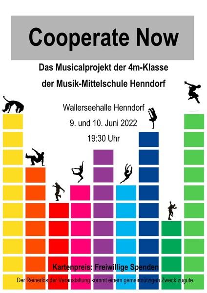 cooperate now plakat musical henndorf 2022